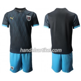 Østerrike Kinder Auswärts Trikotsatz Euro 2020 Kurzarm (+ Kurze Hosen)